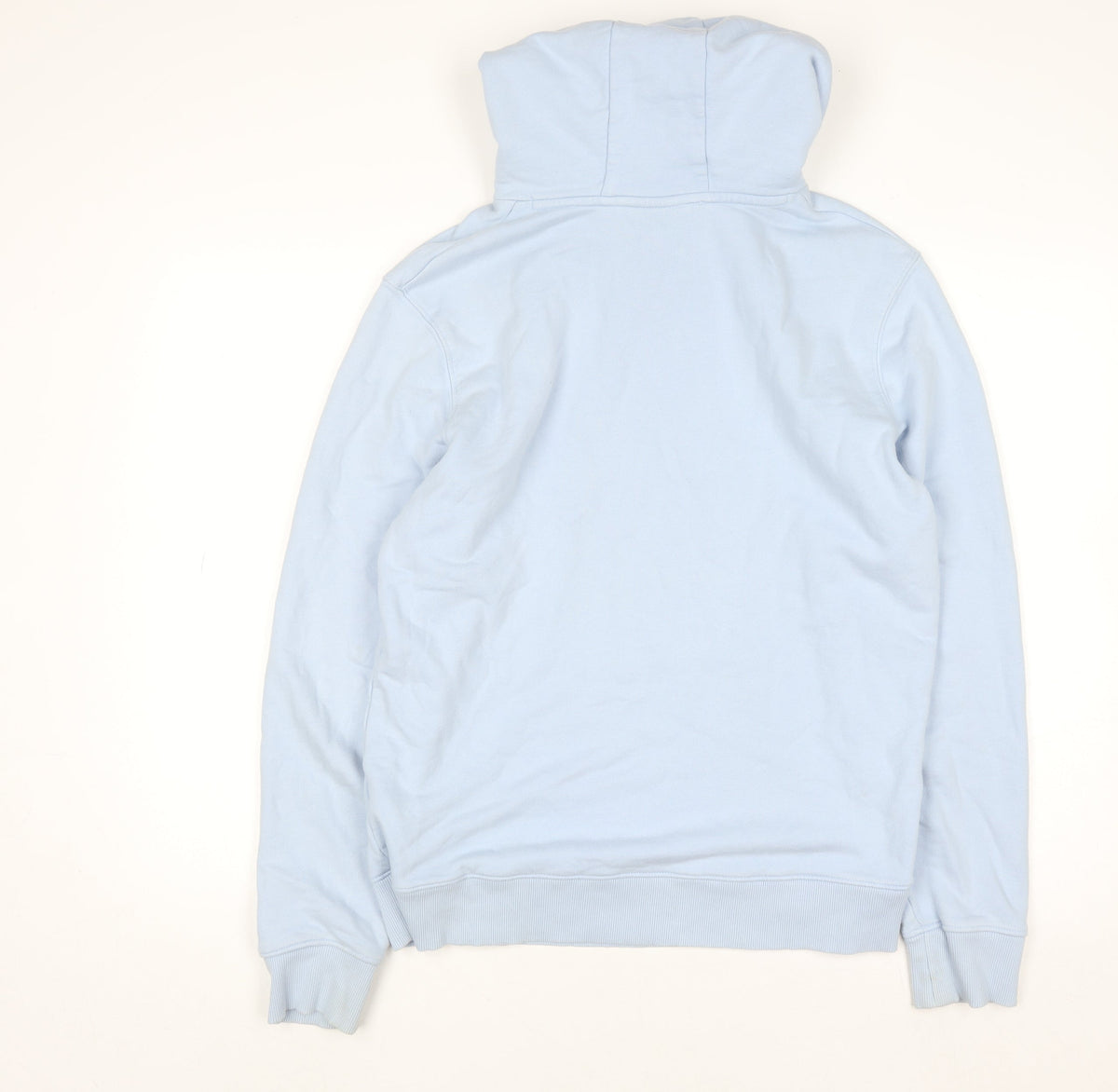 Mens UK Size M Lyle & Scott Blue Pullover Hoodie