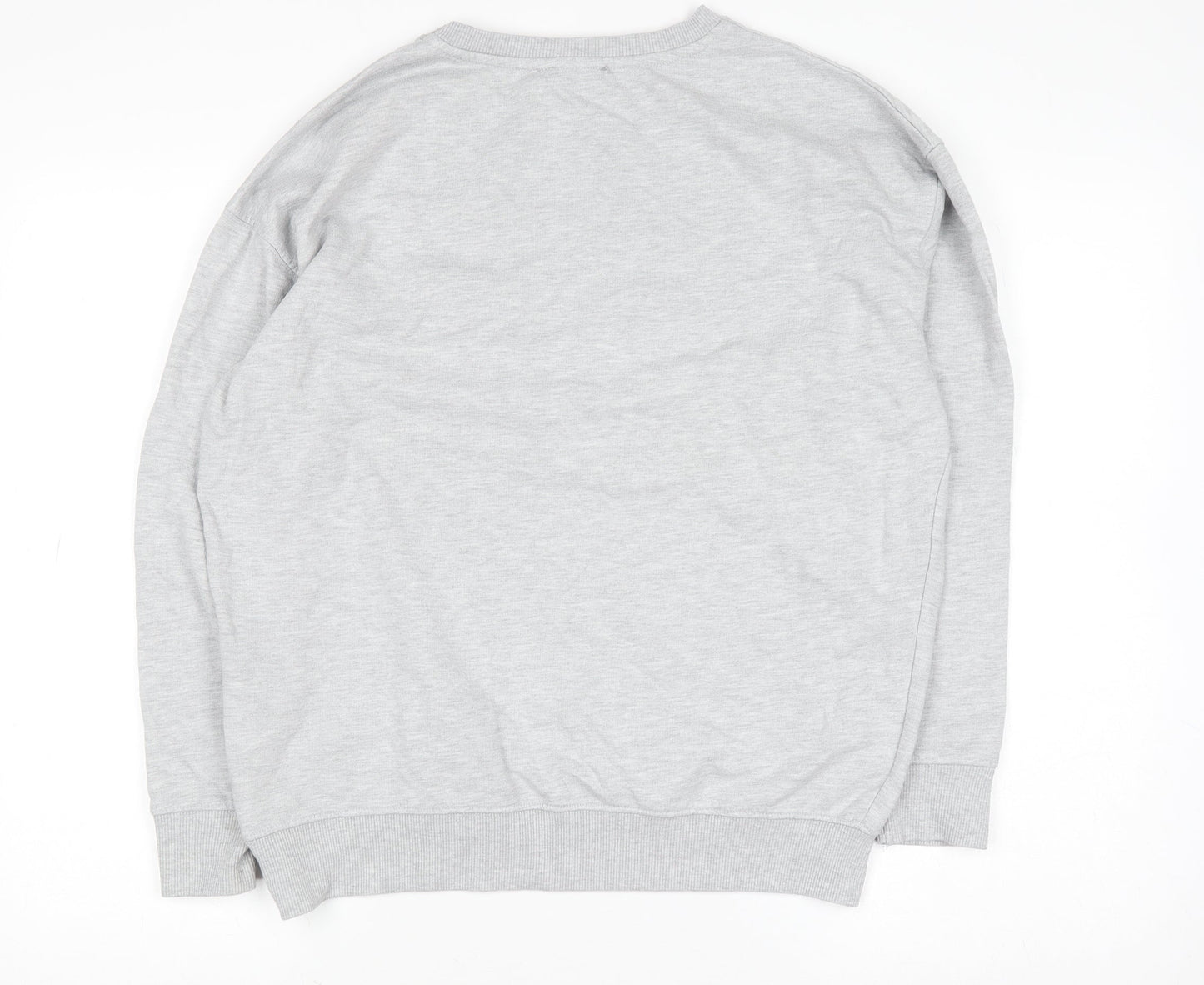 Womens UK Size S New Look Grey Pullover Sweatshirt