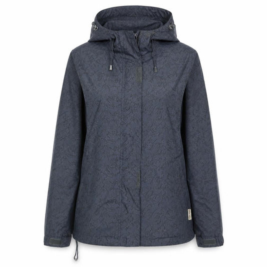 Trespass Womens Grey Waterproof Hooded Rain Coat XS