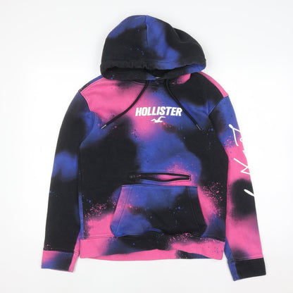 Womens UK Size XS Hollister Multicoloured Pullover Hoodie
