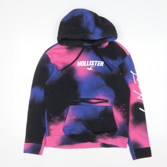 Womens UK Size XS Hollister Multicoloured Pullover Hoodie