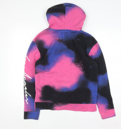 Womens UK Size XS Hollister Multicoloured Pullover Hoodie
