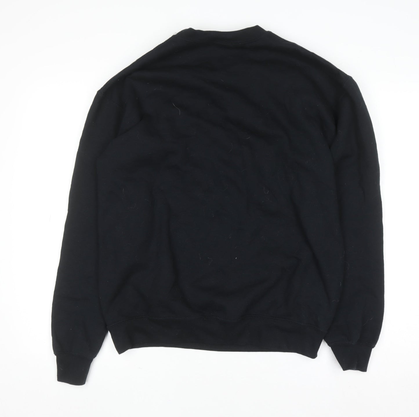 Mens UK Size M DC Comics Originals Black Pullover Sweatshirt