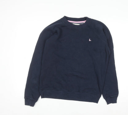 Womens UK Size 10 Jack Wills Blue Pullover Sweatshirt