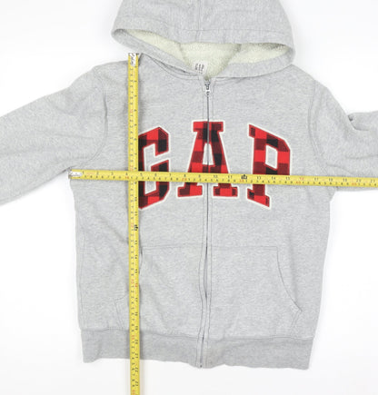 Boys UK Size 12-13 Years Gap Grey Full Zip Hoodie