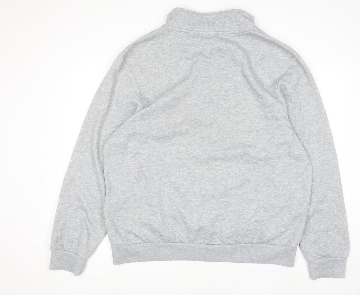 Mens UK Size 2XL Slazenger Grey Full Zip Sweatshirt
