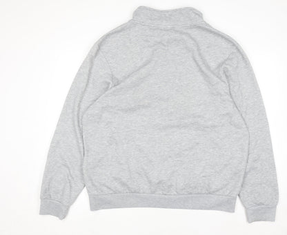 Mens UK Size 2XL Slazenger Grey Full Zip Sweatshirt
