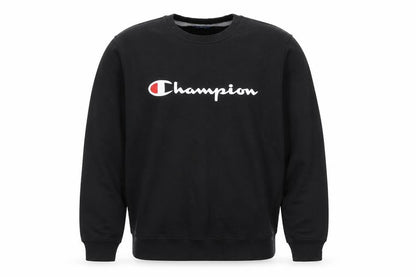 Mens UK Size M Champion Black Pullover Sweatshirt