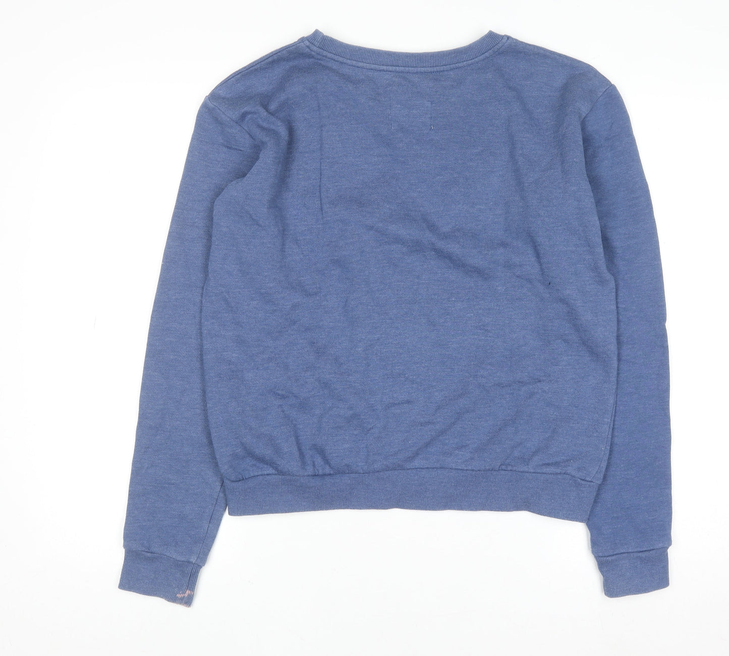 Womens UK Size S Cotton On Blue Pullover Sweatshirt