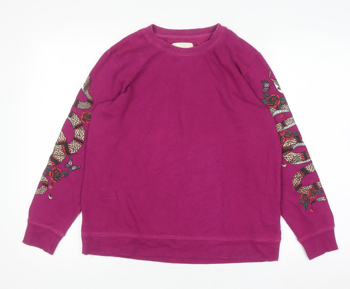Womens UK Size M Cotton On Purple Pullover Sweatshirt