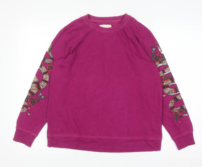 Womens UK Size M Cotton On Purple Pullover Sweatshirt