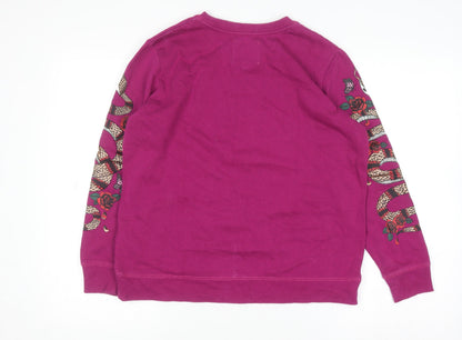Womens UK Size M Cotton On Purple Pullover Sweatshirt