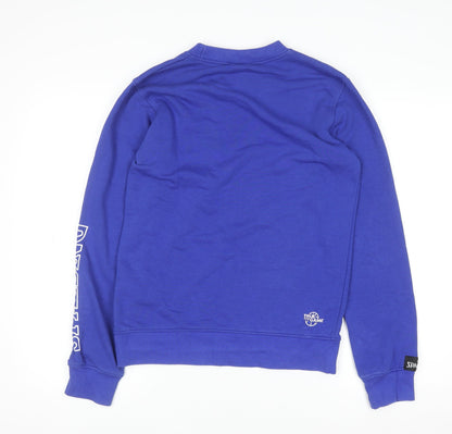 Spalding Boys Blue Crew Neck Sweatshirt 13-14 Years Cotton Blend