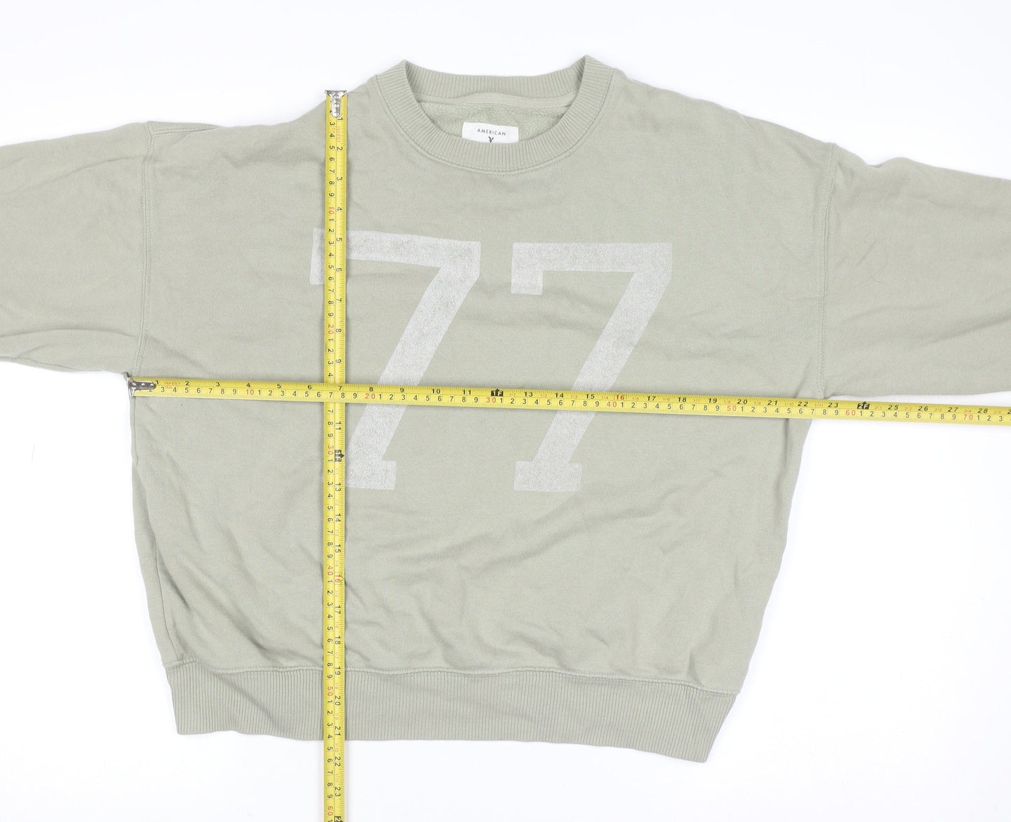 Womens UK Size S American Eagle Green Pullover Sweatshirt
