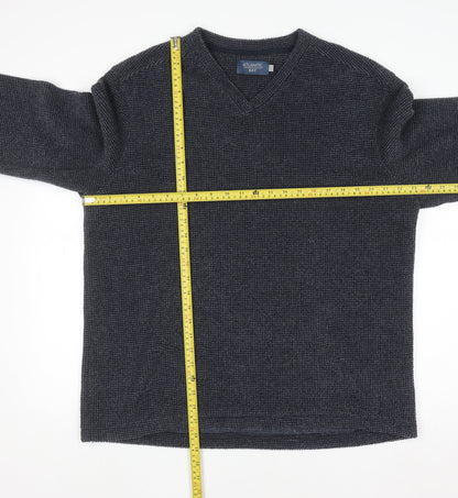Mens UK Size L Atlantic Bay Blue Pullover Sweatshirt