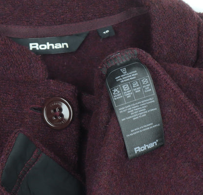 Womens UK Size 10 Rohan Brown Cardigan Jumper