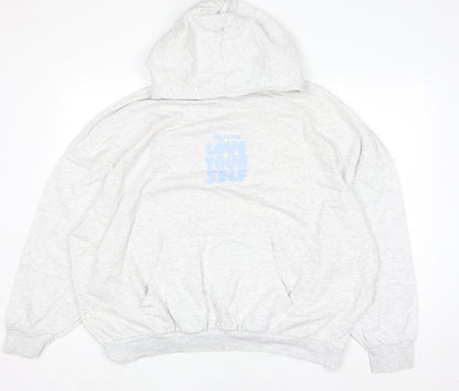 Womens UK Size XL Dunnes Grey Pullover Hoodie