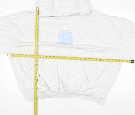 Womens UK Size XL Dunnes Grey Pullover Hoodie