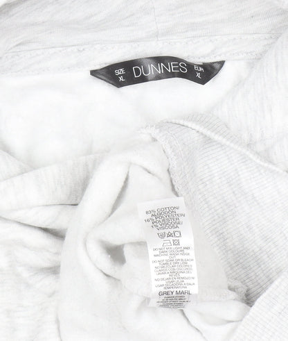 Womens UK Size XL Dunnes Grey Pullover Hoodie