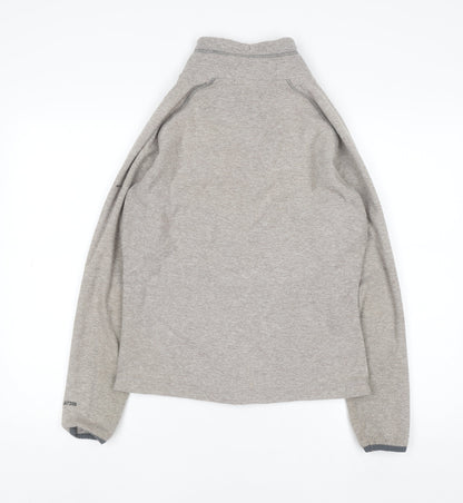 Womens UK Size 10 Trespass Grey Full Zip Hoodie