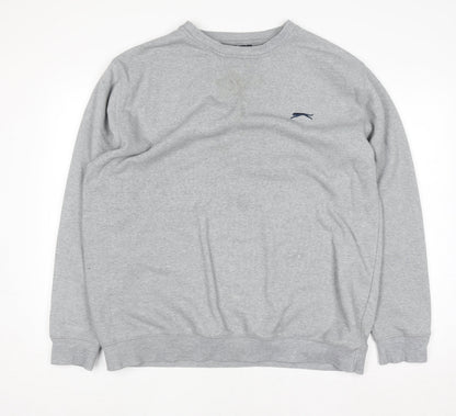Mens UK Size XL Slazenger Grey Pullover Sweatshirt