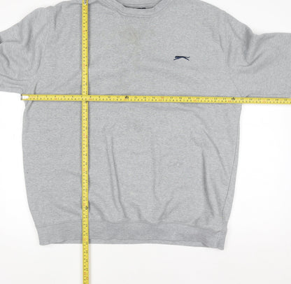 Mens UK Size XL Slazenger Grey Pullover Sweatshirt