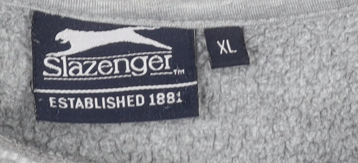 Mens UK Size XL Slazenger Grey Pullover Sweatshirt