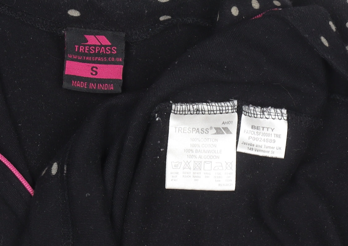 Womens UK Size S Trespass Black Pullover Sweatshirt