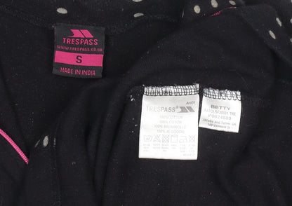 Womens UK Size S Trespass Black Pullover Sweatshirt