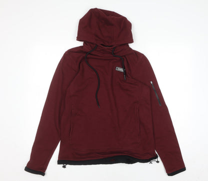 Mens UK Size M Diners Red Pullover Hoodie