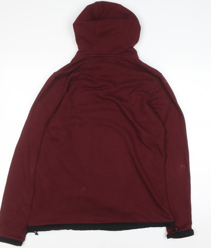 Mens UK Size M Diners Red Pullover Hoodie