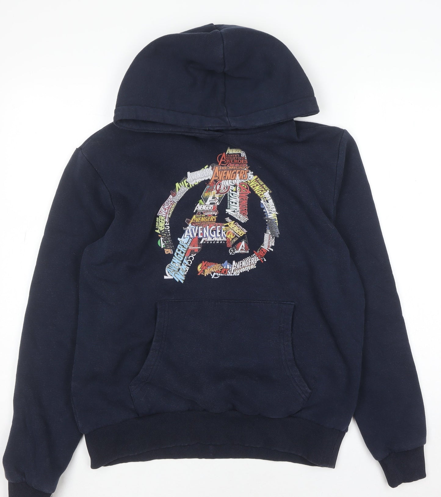 Mens UK Size S Disney Blue Pullover Hoodie
