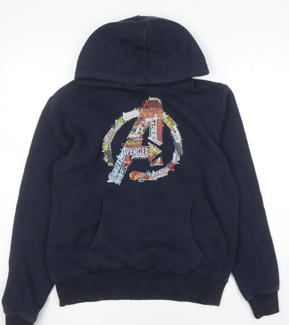 Mens UK Size S Disney Blue Pullover Hoodie