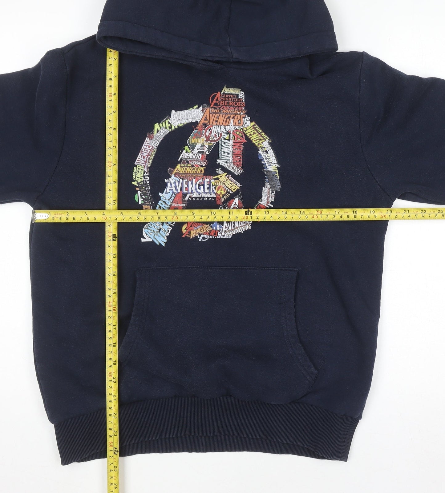Mens UK Size S Disney Blue Pullover Hoodie