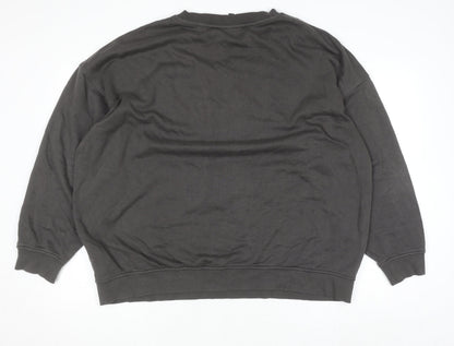 Mens UK Size L H&M Grey Pullover Sweatshirt
