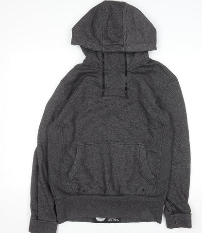 Mens UK Size L Superdry Grey Pullover Hoodie