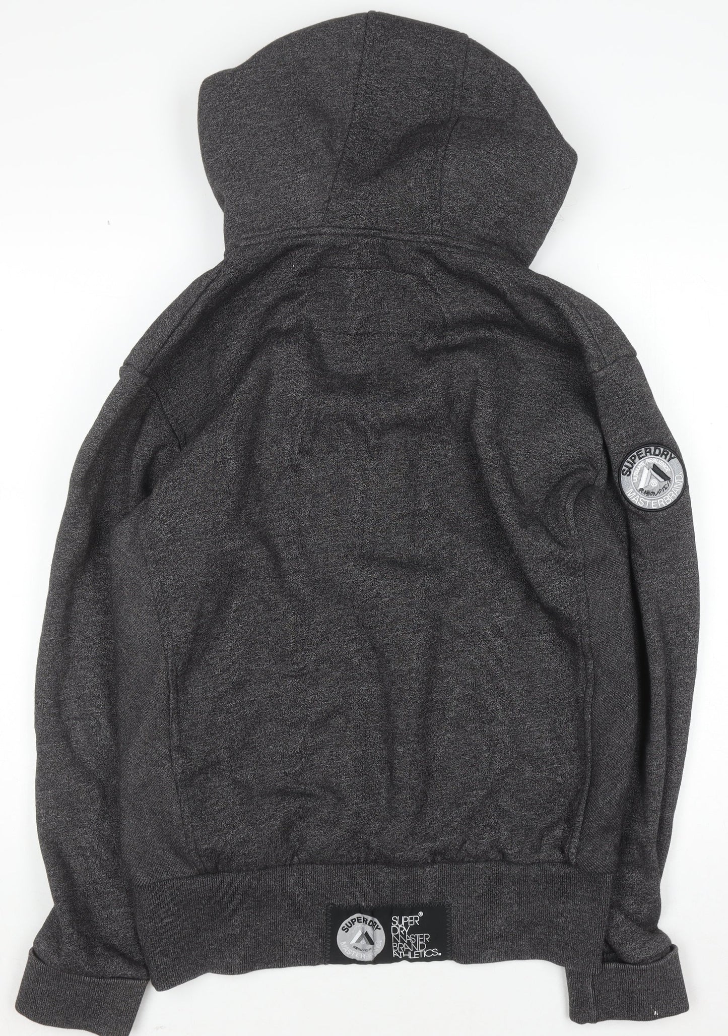 Mens UK Size L Superdry Grey Pullover Hoodie