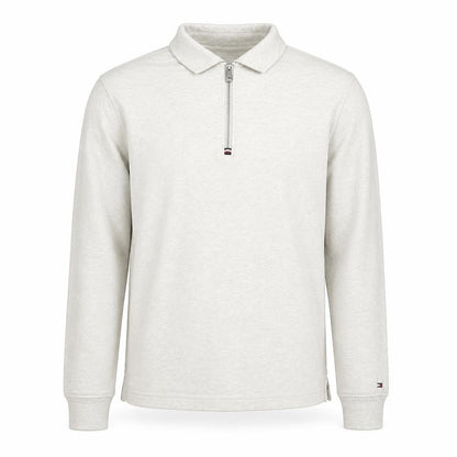 Mens UK Size M Tommy Hilfiger Beige Henley Sweatshirt