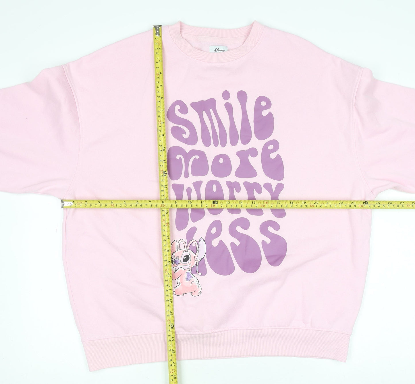 Womens UK Size M Disney Pink Pullover Sweatshirt