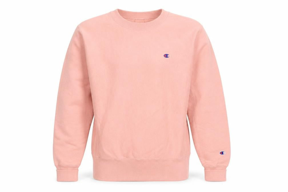 Womens UK Size M Champion Pink Pullover Sweatshirt