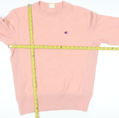 Womens UK Size M Champion Pink Pullover Sweatshirt