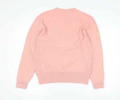 Womens UK Size M Champion Pink Pullover Sweatshirt