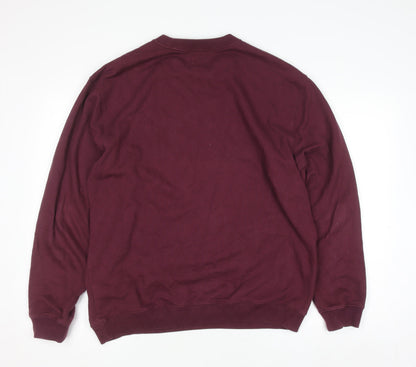 Mens UK Size M Gap Red Pullover Sweatshirt