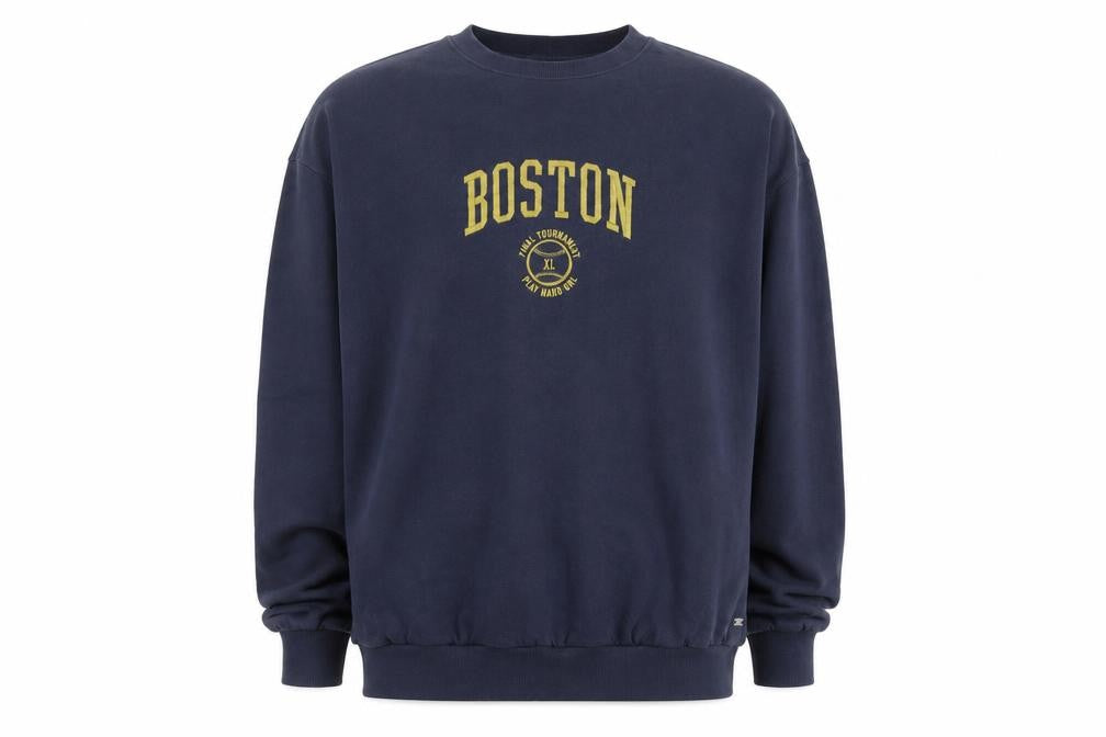 Mens UK Size XL Pull&Bear Blue Pullover Sweatshirt