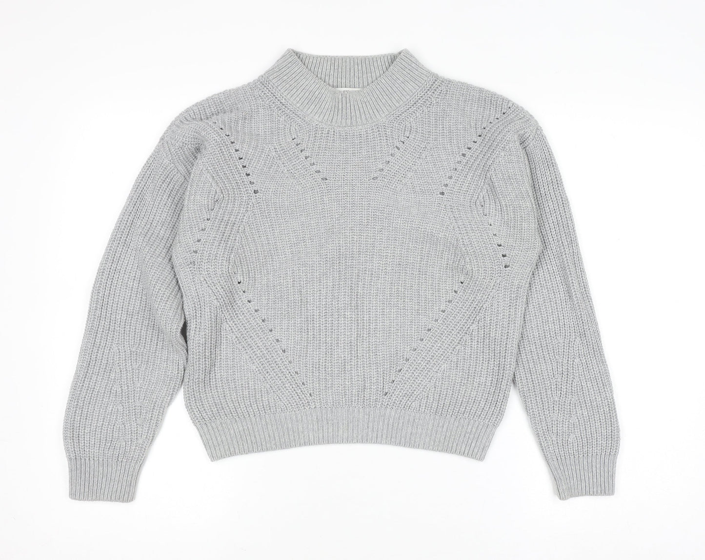 Teens UK Size 14 H&M Grey Pullover Jumper