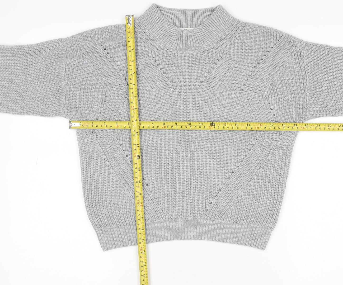 Teens UK Size 14 H&M Grey Pullover Jumper