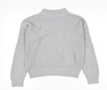 Teens UK Size 14 H&M Grey Pullover Jumper