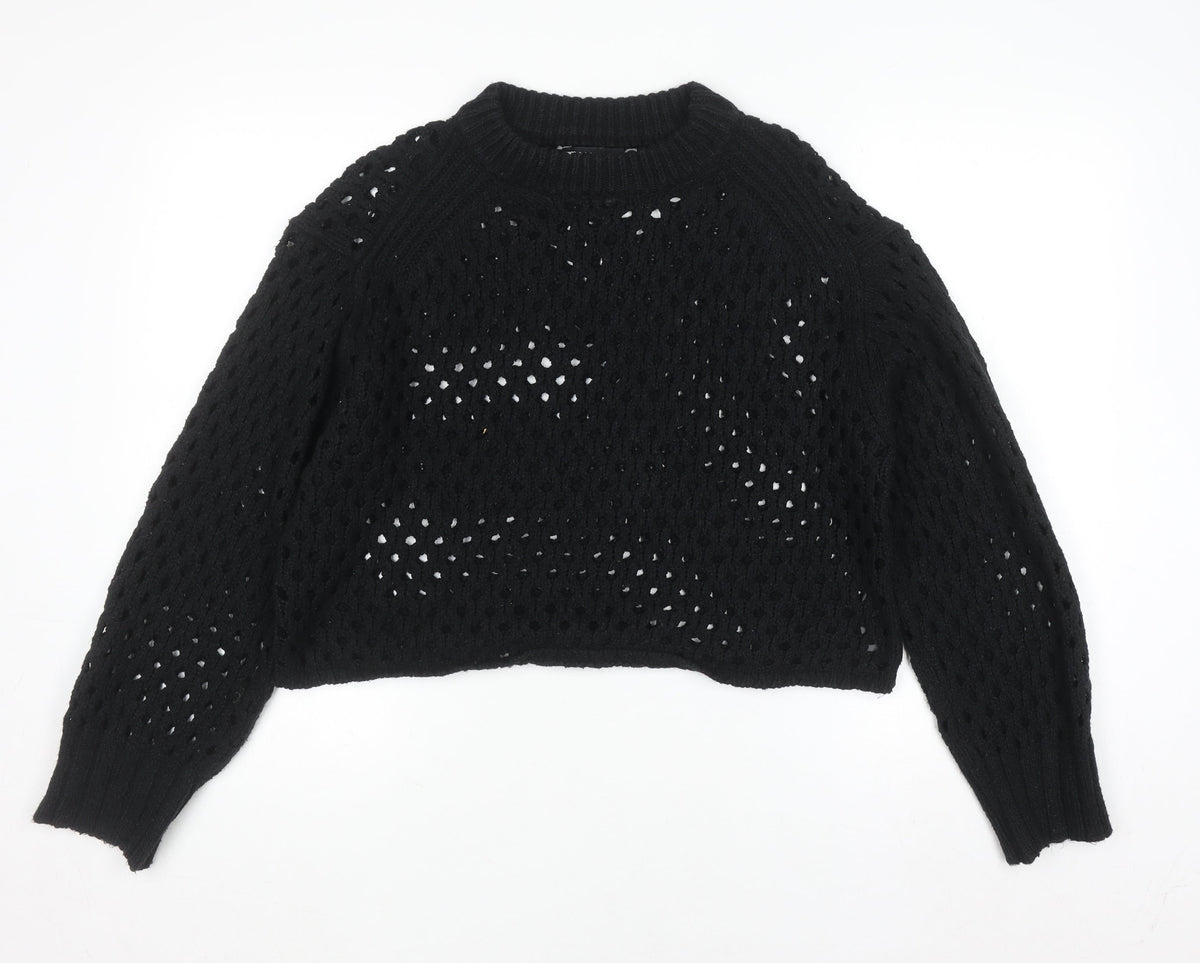 Womens UK Size 8 ASOS Black Pullover Jumper