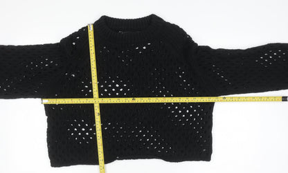 Womens UK Size 8 ASOS Black Pullover Jumper