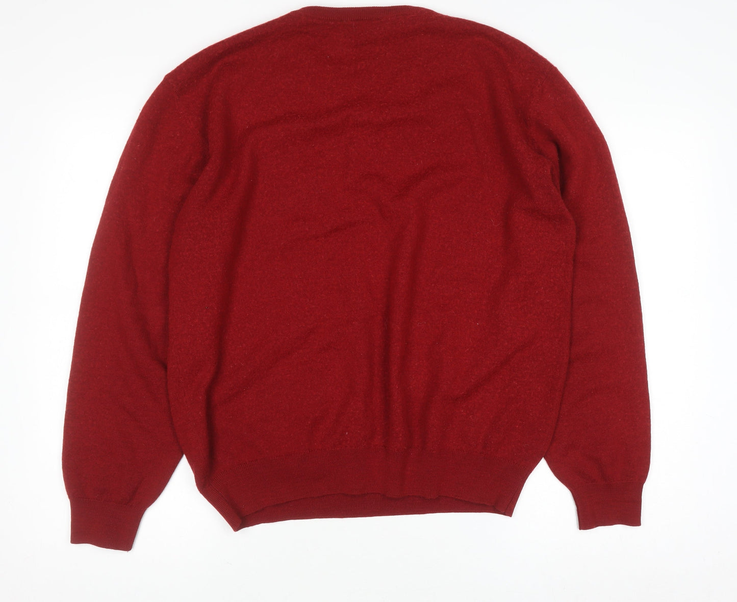 Mens UK Size XL Pierre Cardin Red Pullover Jumper